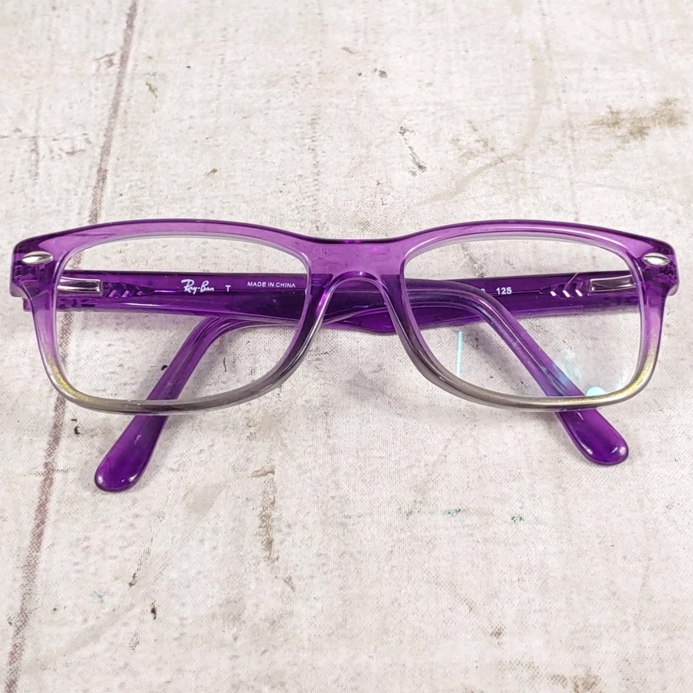 FRAMES ONLY - Ray-Ban Junior RX Eyeglasses RB 1531 3648 - PURPLE 46-16-125